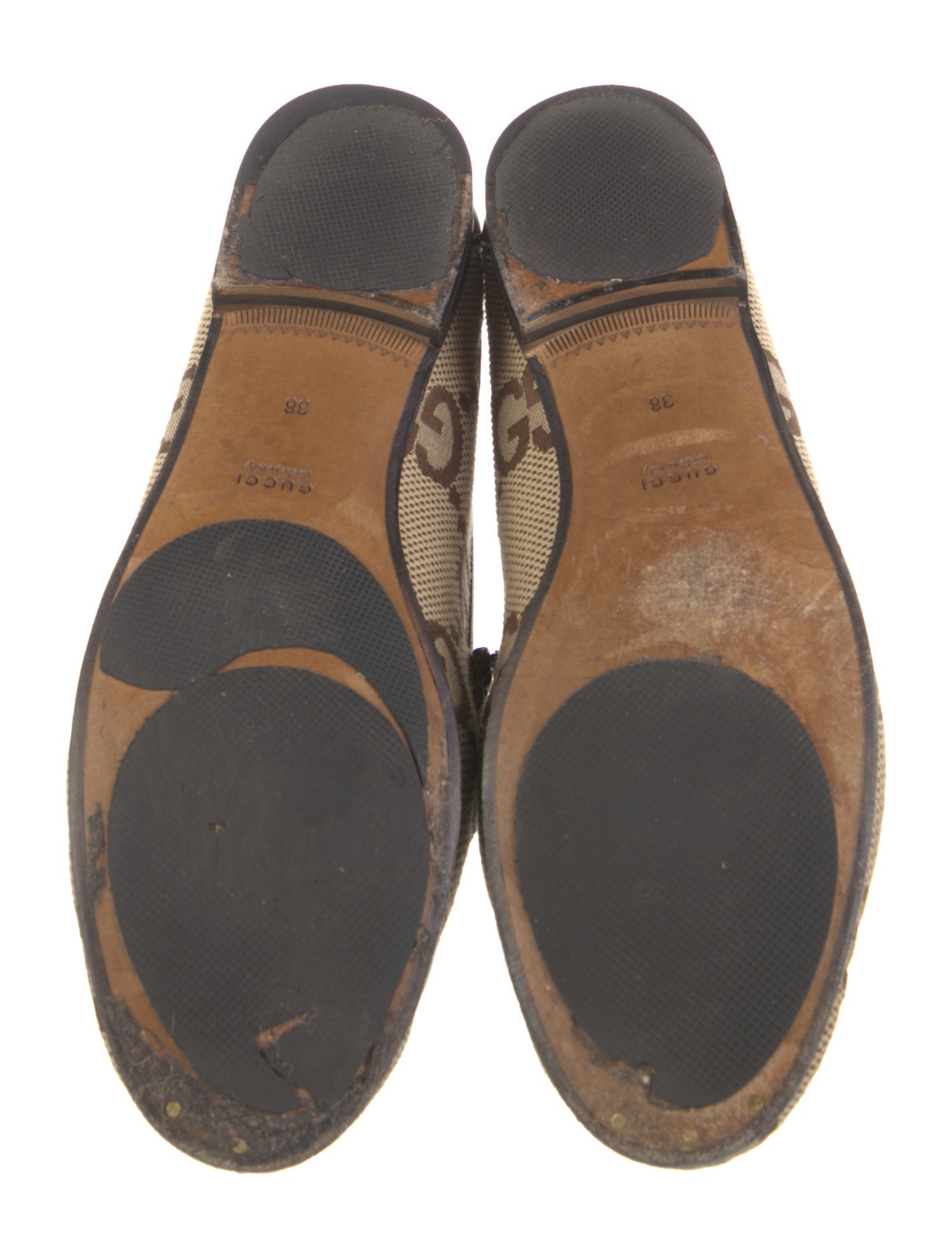 Gucci GG Canvas Canvas Loafers